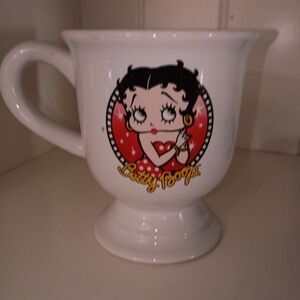 2006 Betty Boop White Ceramic Coffee Cup Collectible